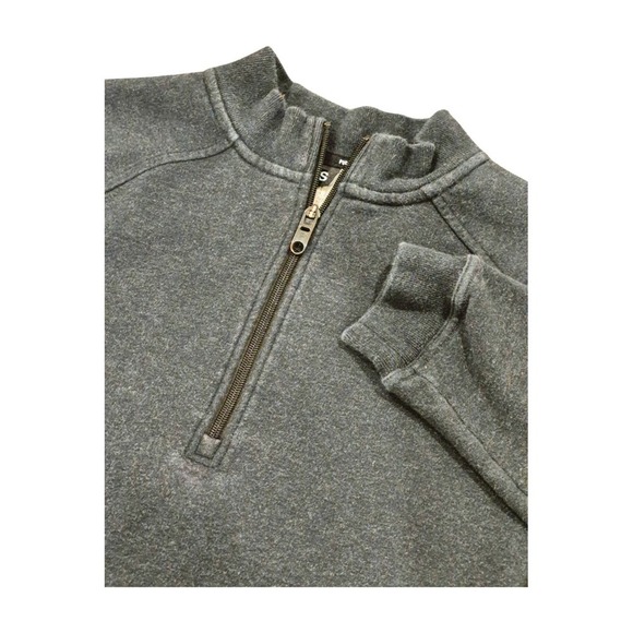 Other - Public Rec Weekend Half Zip Pullover Dark Gray Pima Cotton Blend Men's S